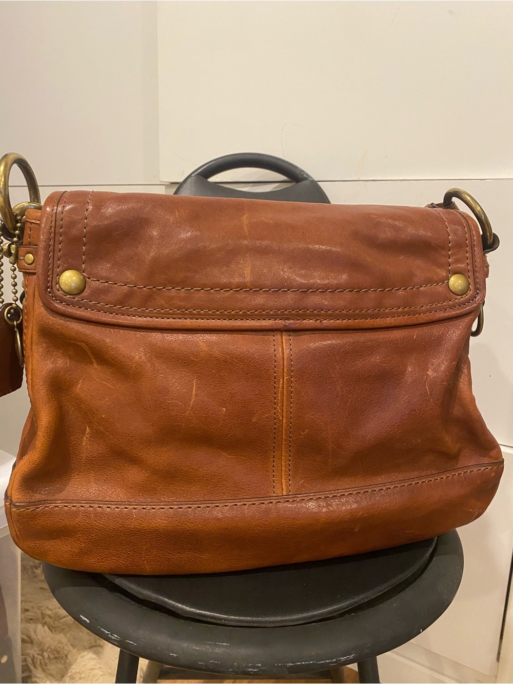 Coach 65th Anniversary Legacy Bag in Chestnut Brown - Picture 4 of 12